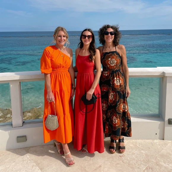 ORANGE one shoulder dress! - Picture 3 of 3